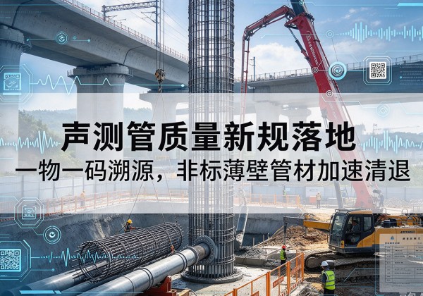 南涧声测管质量新规落地，一物一码溯源，非标薄壁管材加速清退