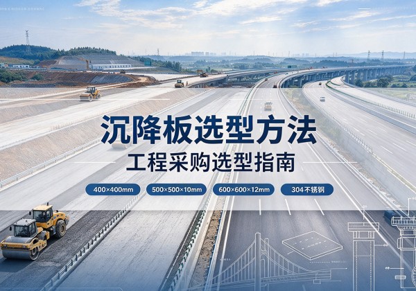 南涧沉降板选择方法